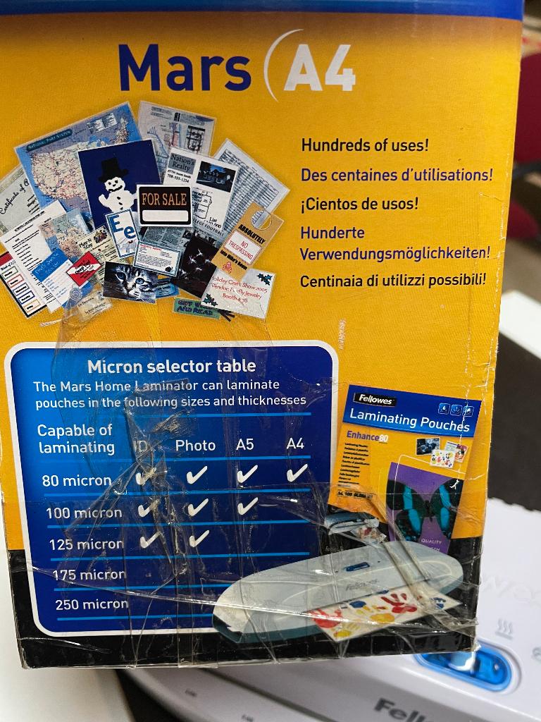 Home laminator, Ophalen of Verzenden, Zo goed als nieuw