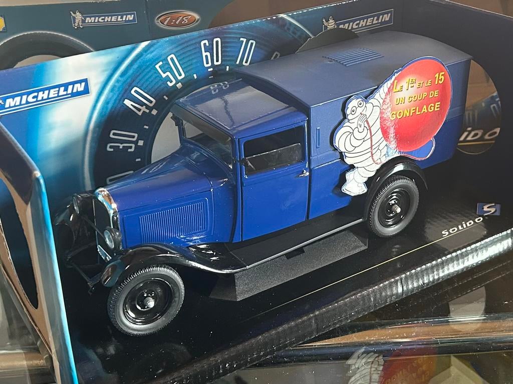Solido Citroën C4F Michelin 1:18 OVP, Hobby en Vrije tijd, Modelauto's | 1:18, Ophalen of Verzenden, Zo goed als nieuw, Solido