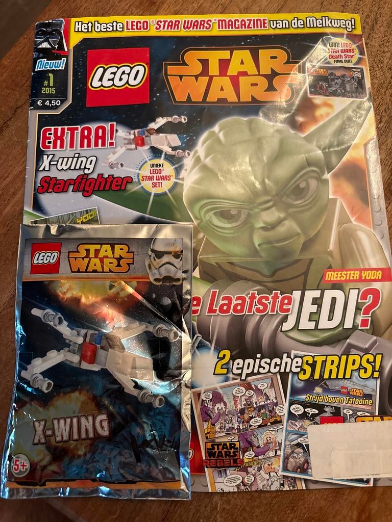 LEGO Star Wars Magazine #1 2015 met X-wing, Ophalen of Verzenden, Zo goed als nieuw, Groter dan 1:32, Auto