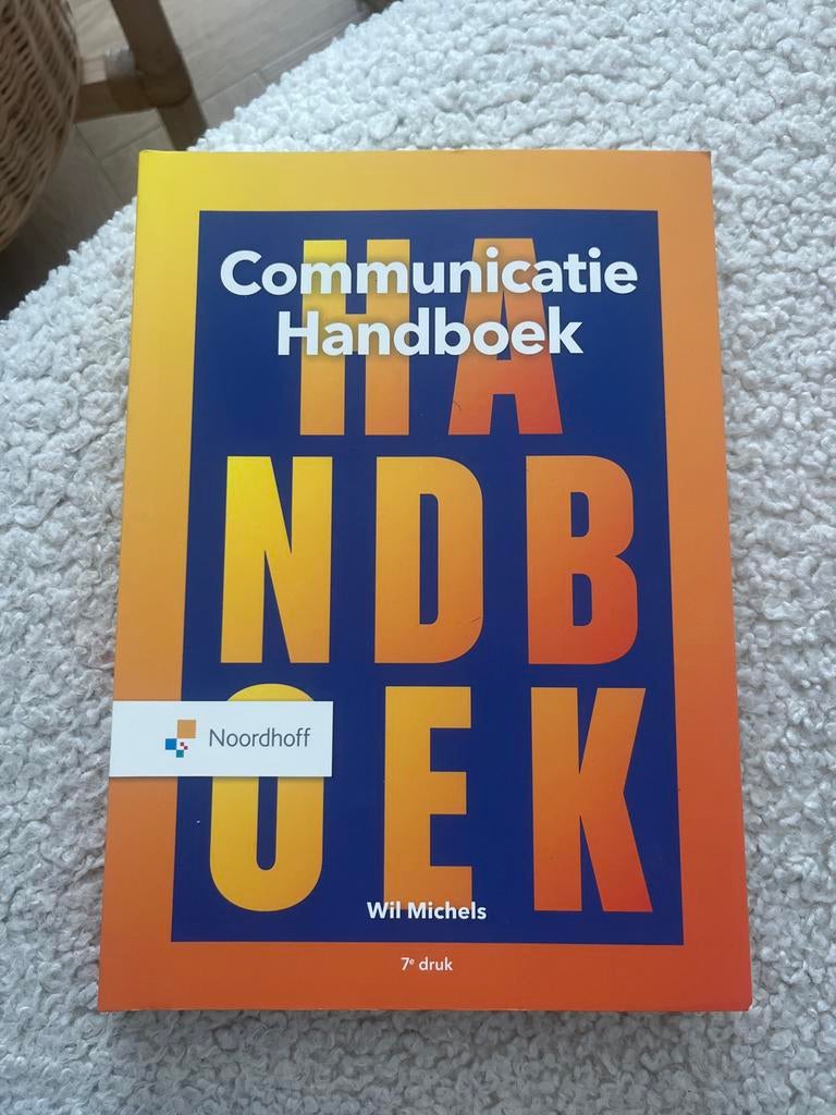 Communicatie Handboek, Wil Michels, 7e druk - Nieuwstaat, Ophalen of Verzenden, Gamma, Zo goed als nieuw, HBO