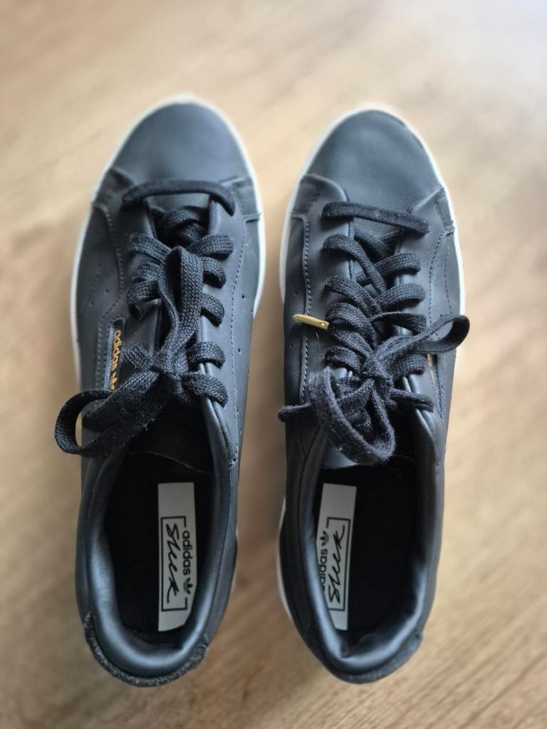 Adidas Sleek Schoenen - Zwart maat 40, Adidas, Zwart, Ophalen of Verzenden, Sneakers of Gympen