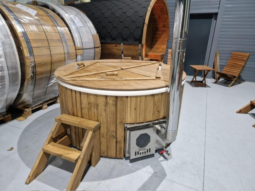 hottub hot tub zwembad jacuzzi aanbieding  NU 2650,- euro !!, Tuin en Terras, Bubbelbaden en Hottubs, Ophalen, Nieuw, Trap, Vast