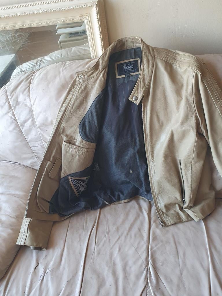 Redskins Classic Leren Piloten jas jack mt xl, Kleding | Heren, Jassen | Winter, Overige kleuren, Maat 56/58 (XL), Ophalen of Verzenden