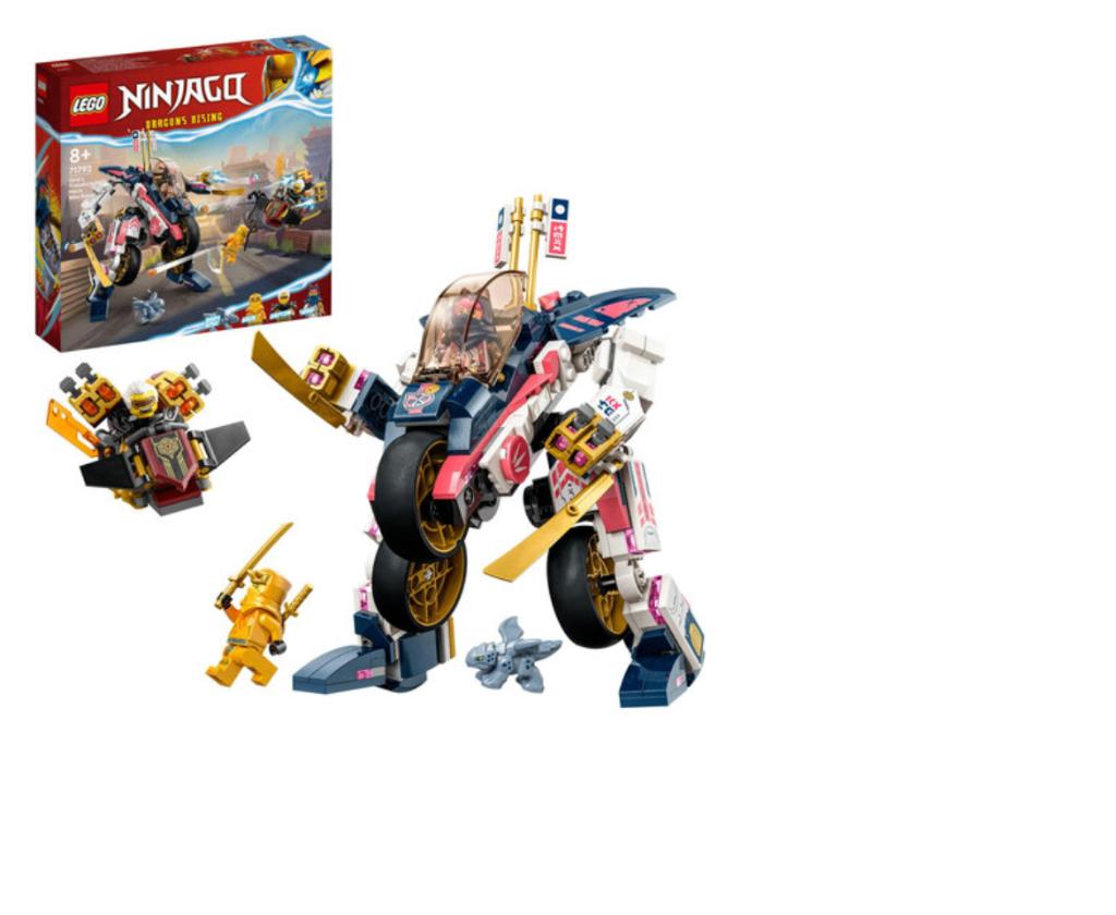 71792 LEGO NINJAGO: Sora’s Transformerende Mecharacemotor, Ophalen of Verzenden, Nieuw, Complete set, Lego