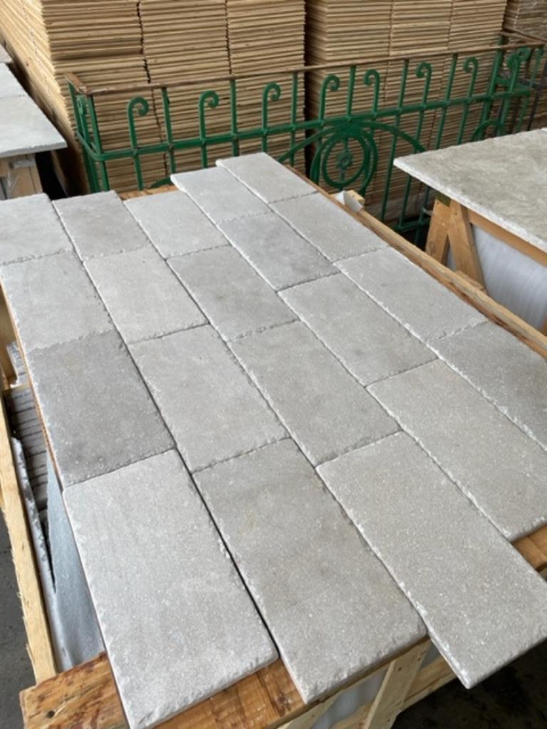 Echte Bourgondische dallen paves castle stones raw chateau, Ophalen of Verzenden, Nieuw, Hout, Parket