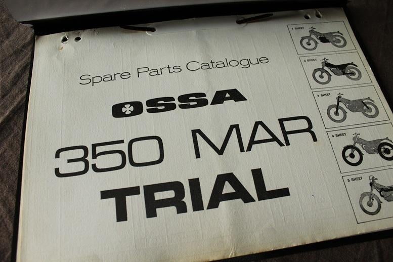 OSSA 350 MAR Trial motorcycle parts catalogue, Ophalen of Verzenden, Overige merken