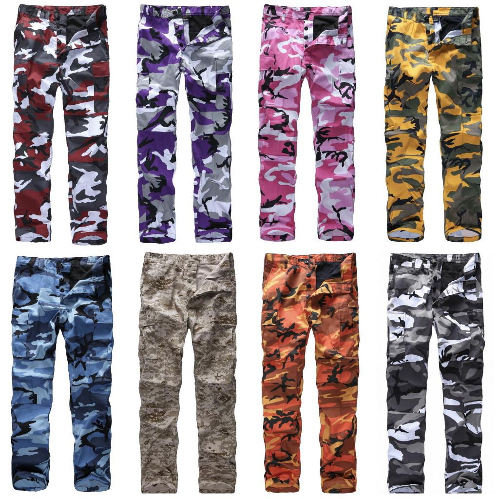 Heren dames camouflage broeken broek camo leger cargo, Verzenden, Nieuw, Overige maten, Overige kleuren