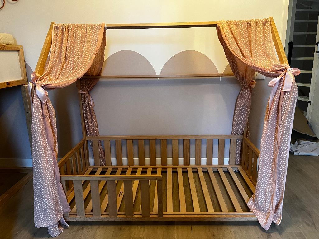 Kinderbedje 120x90, Ophalen, 85 tot 100 cm, Nieuw, Minder dan 140 cm