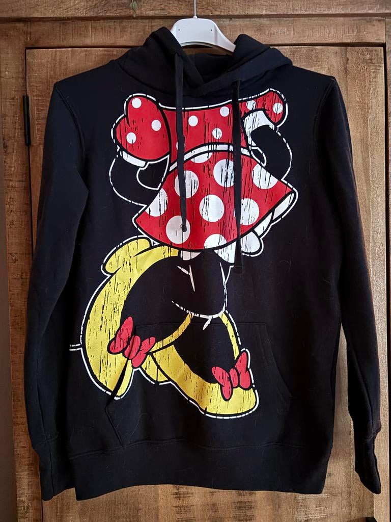 Disneyland Minnie Mouse Hoodie Maat S, Ophalen, Zo goed als nieuw, Maat 36 (S), Zwart