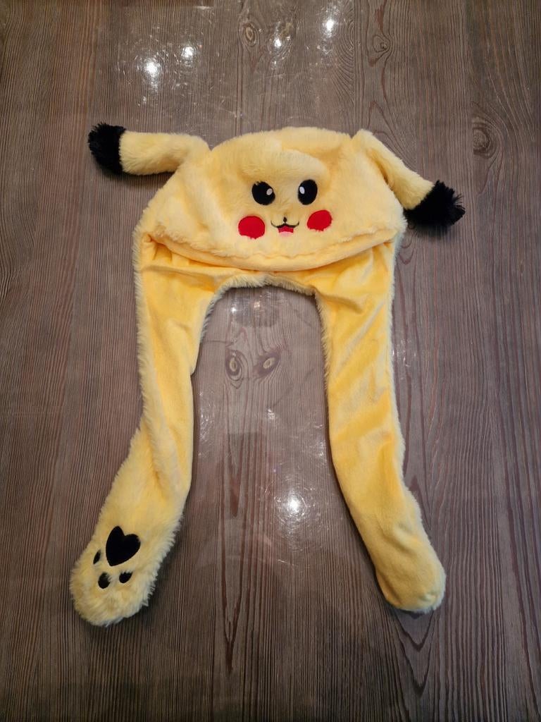 Pikachu Muts met Bewegende Oren, Ophalen, Hoed, Nieuw, Pikachu