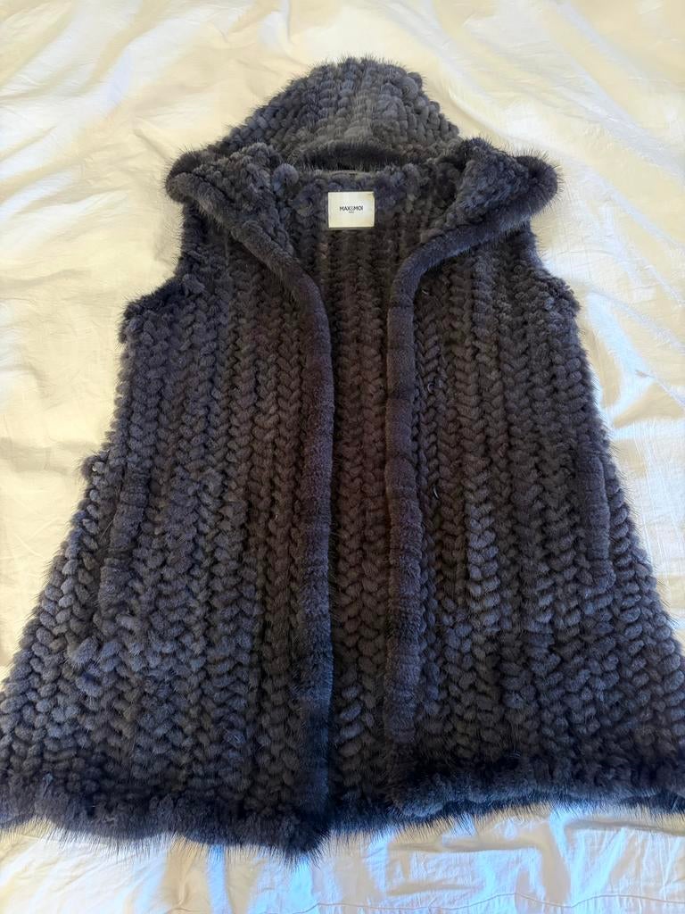 MAX&MOI Paris nerts bont gilet maat L – 100% vison, Ophalen of Verzenden, Gedragen, Maat 38/40 (M), Bruin