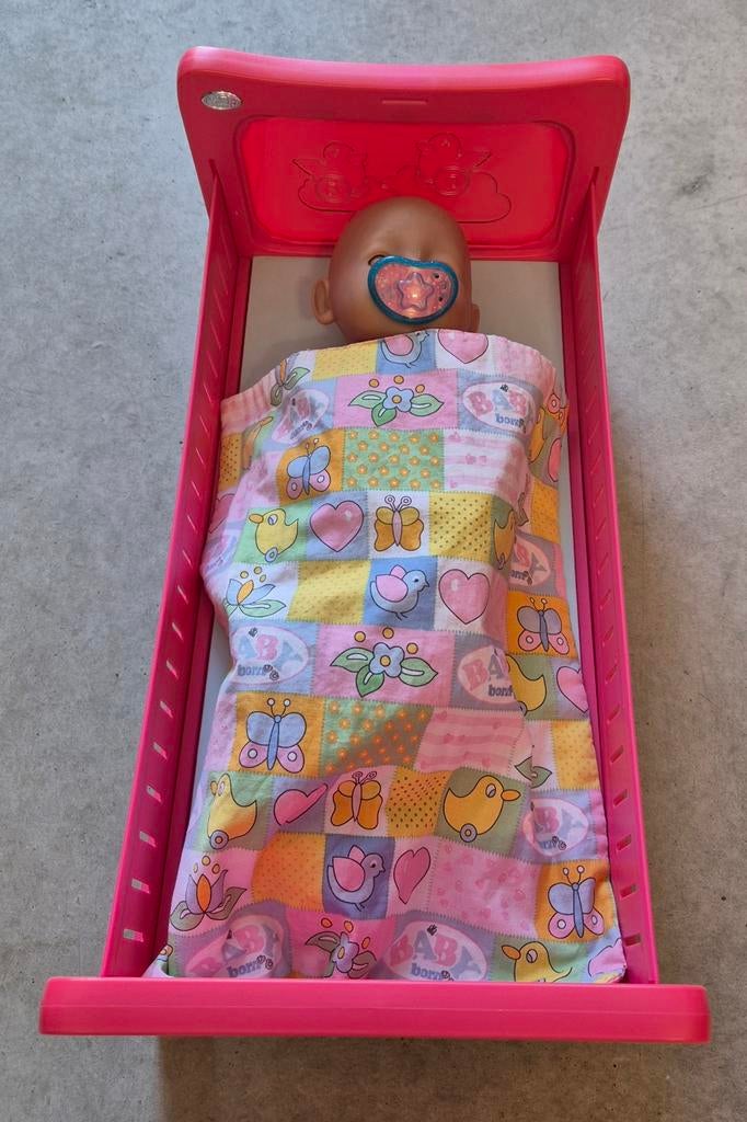 Babyborn in bedje, Ophalen, Gebruikt
