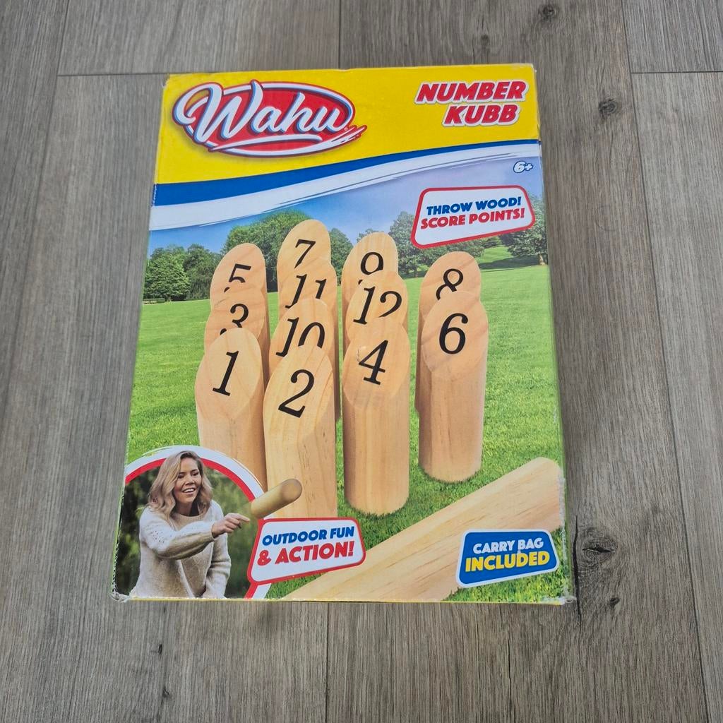 Wahu Number Kubb - Nieuw in doos!, Ophalen, Nieuw