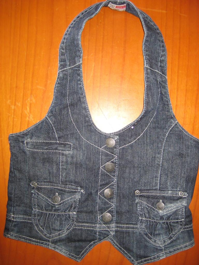 Jeans-top, 152, name it (358), Kinderen en Baby's, Kinderkleding | Maat 152, Ophalen of Verzenden, Zo goed als nieuw, Meisje, Overige typen