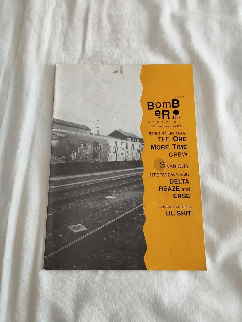 Bomber Megazine issue #1 (1992) VERY RARE "Graffiti Magazine, Ophalen of Verzenden, Gelezen, Overige onderwerpen