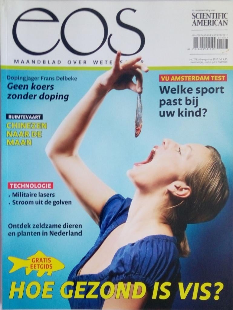 EOS uitgave juli-augustus 2010, Boeken, Tijdschriften en Kranten, Verzenden, Zo goed als nieuw, Wetenschap en Natuur