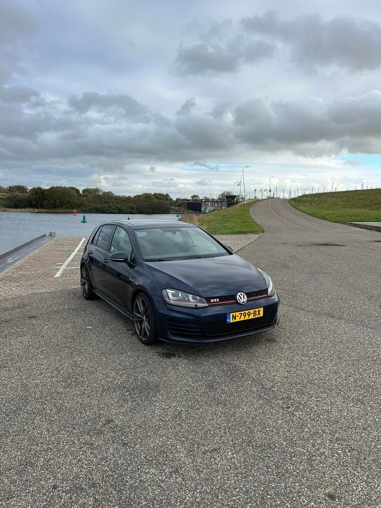 Volkswagen Golf 2.0 TSI GTI 169KW 5D 2014 Blauw, Auto's, 65 €/maand, Stof, 1295 kg, 4 cilinders