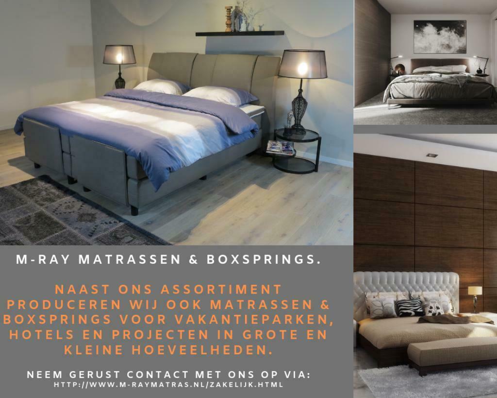 Nieuwe Boxsprings al vanaf €645,-, Ophalen, Crème, 140 cm, 200 cm