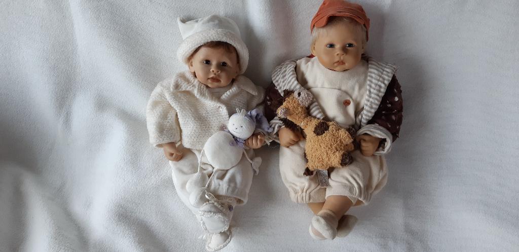 VALERIE EN LEON, Designer Pop, Reborn, Ophalen of Verzenden, Zo goed als nieuw, Pop, Levensecht of Reborn
