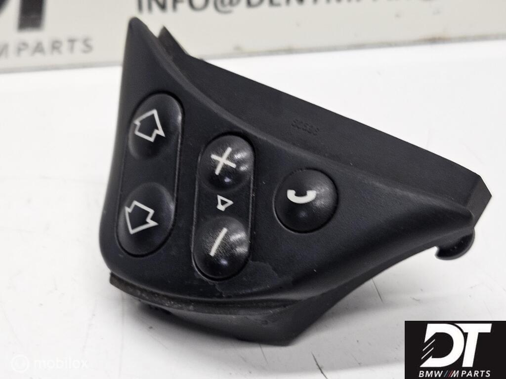 Stuurwielbediening links BMW E39 E38 61312490233, Gebruikt, Ophalen of Verzenden, BMW, BMW