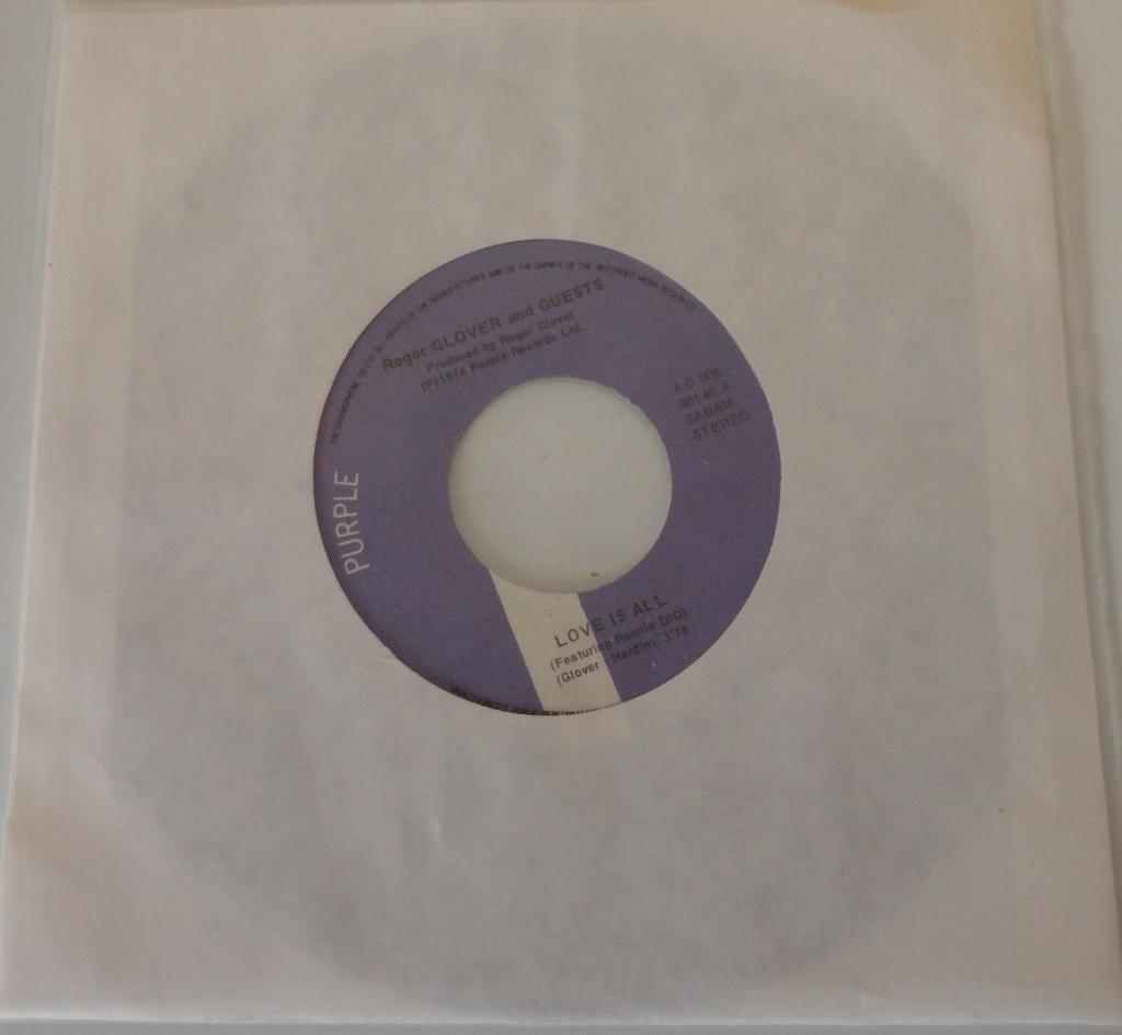 Roger Glover and Guests > Love is all, Gebruikt, 7 inch, Single, Ophalen of Verzenden