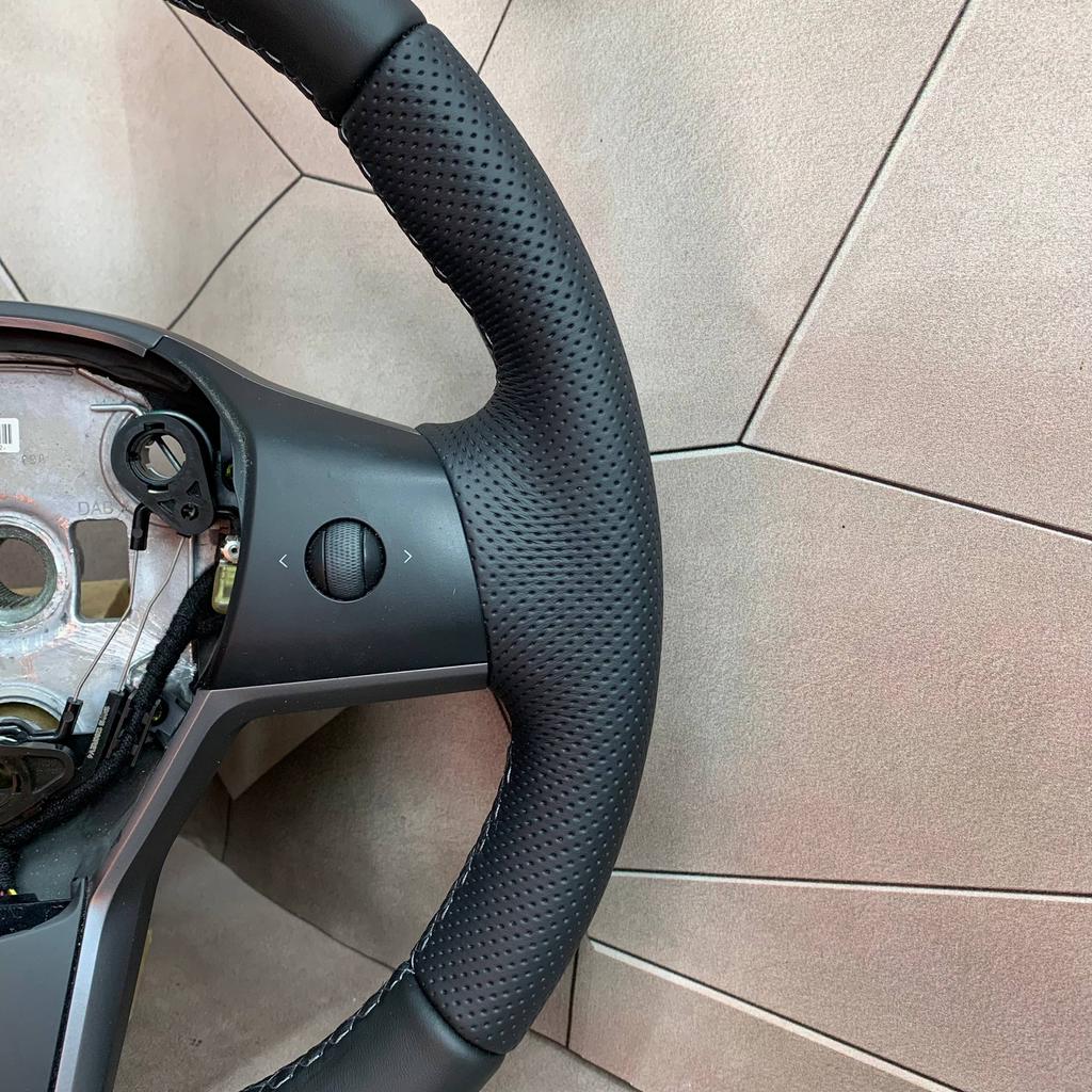 Stuurwiel Stuur Tesla model 3 NIEUW LEER, Auto-onderdelen, Besturing, Nieuw, Ophalen of Verzenden