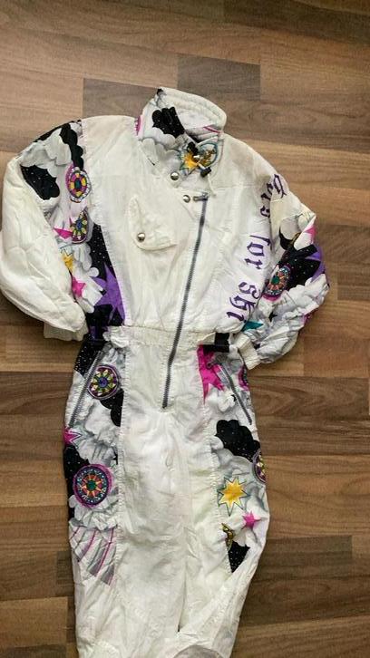 Skipak, cremewit met print, Overige merken, 160 tot 180 cm, Ophalen of Verzenden, Zo goed als nieuw