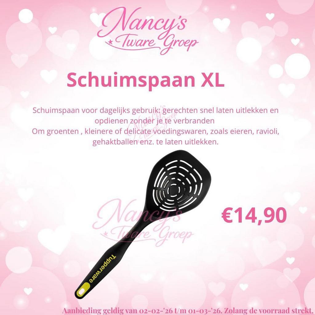 Schuimspaan Tupperware, Huis en Inrichting, Keuken | Tupperware, Ophalen, Nieuw, Overige typen