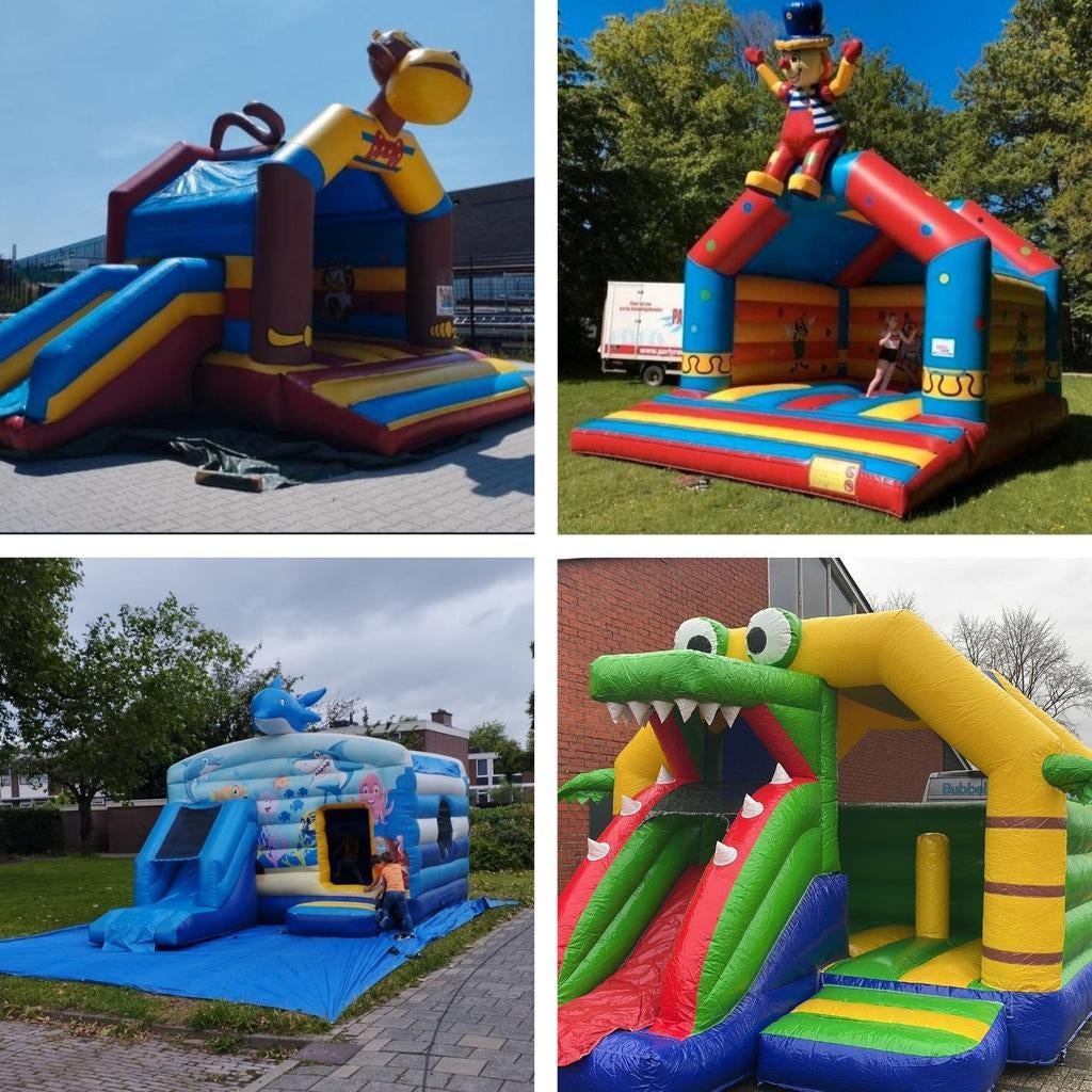 Springkussen te huur, spotgoedkoop! Inclusief bezorgen!, Ophalen, Zo goed als nieuw, Overige