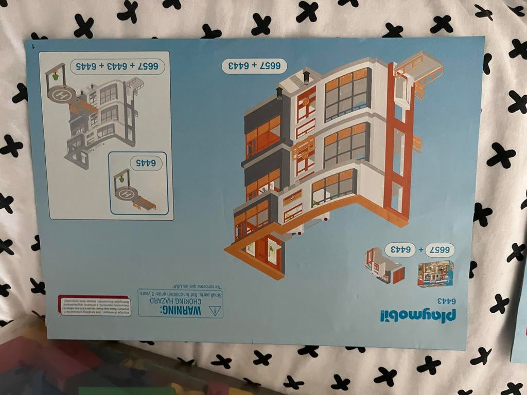 Playmobil Groot Ziekenhuis + Extra's, Kinderen en Baby's, Speelgoed | Playmobil, Ophalen of Verzenden, Zo goed als nieuw, Complete set