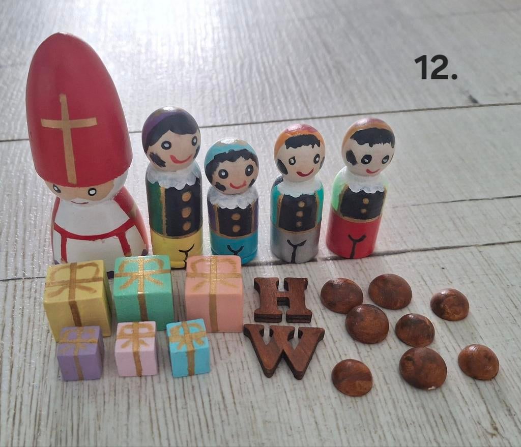 Pegdolls Sint met pietjes, Ophalen of Verzenden, Nieuw