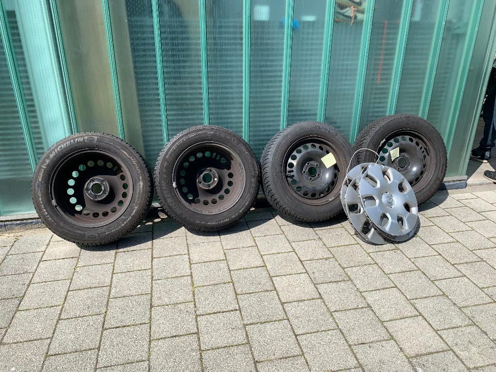 Michelin Winterbanden 205/60/R16, Ophalen, Gebruikt, 16 inch, Banden en Velgen
