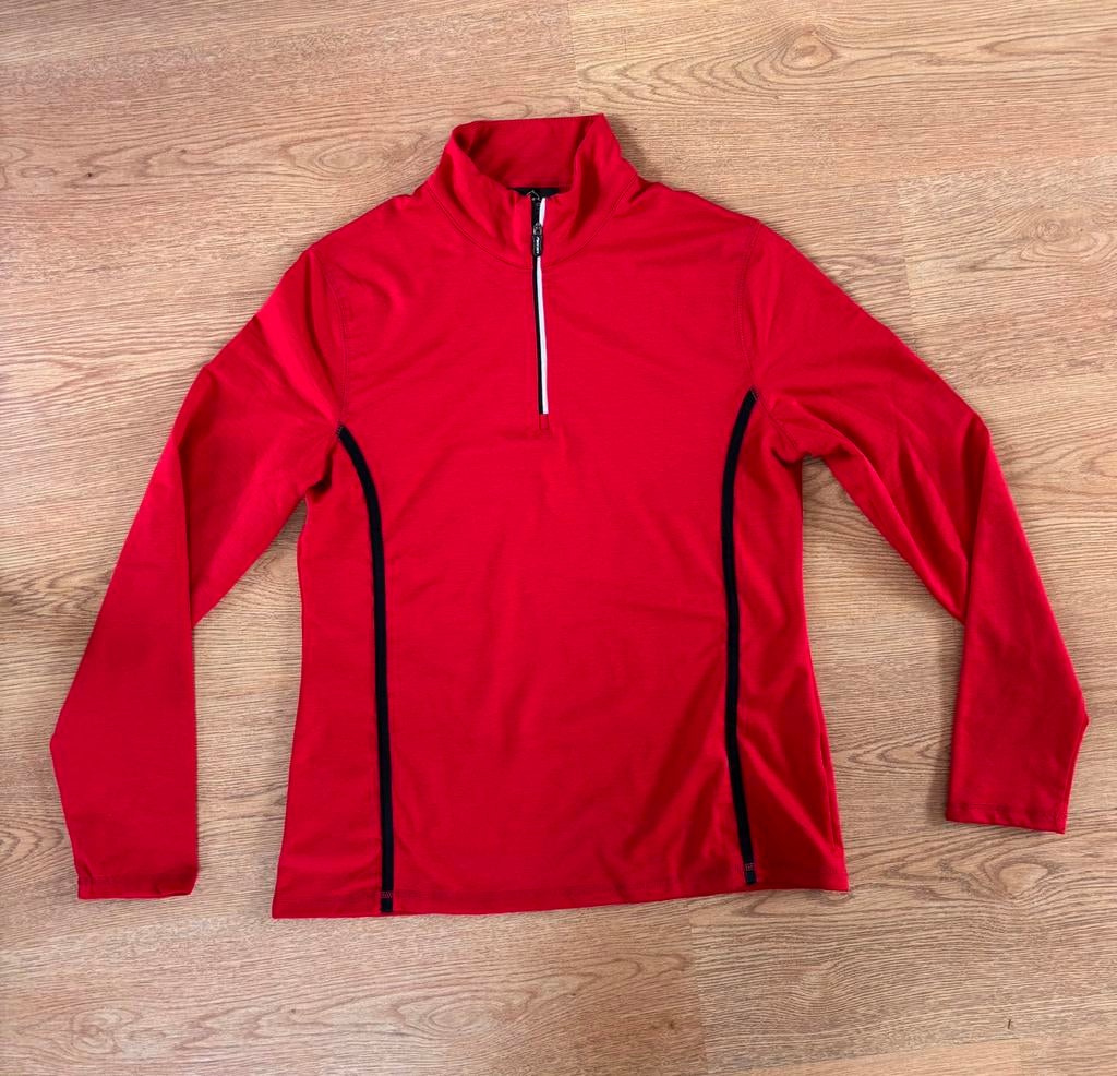 Falcon Technical Equipment sporttop met rits rood, maat L, Ophalen of Verzenden, Zo goed als nieuw, Maat 42/44 (L), Overige typen