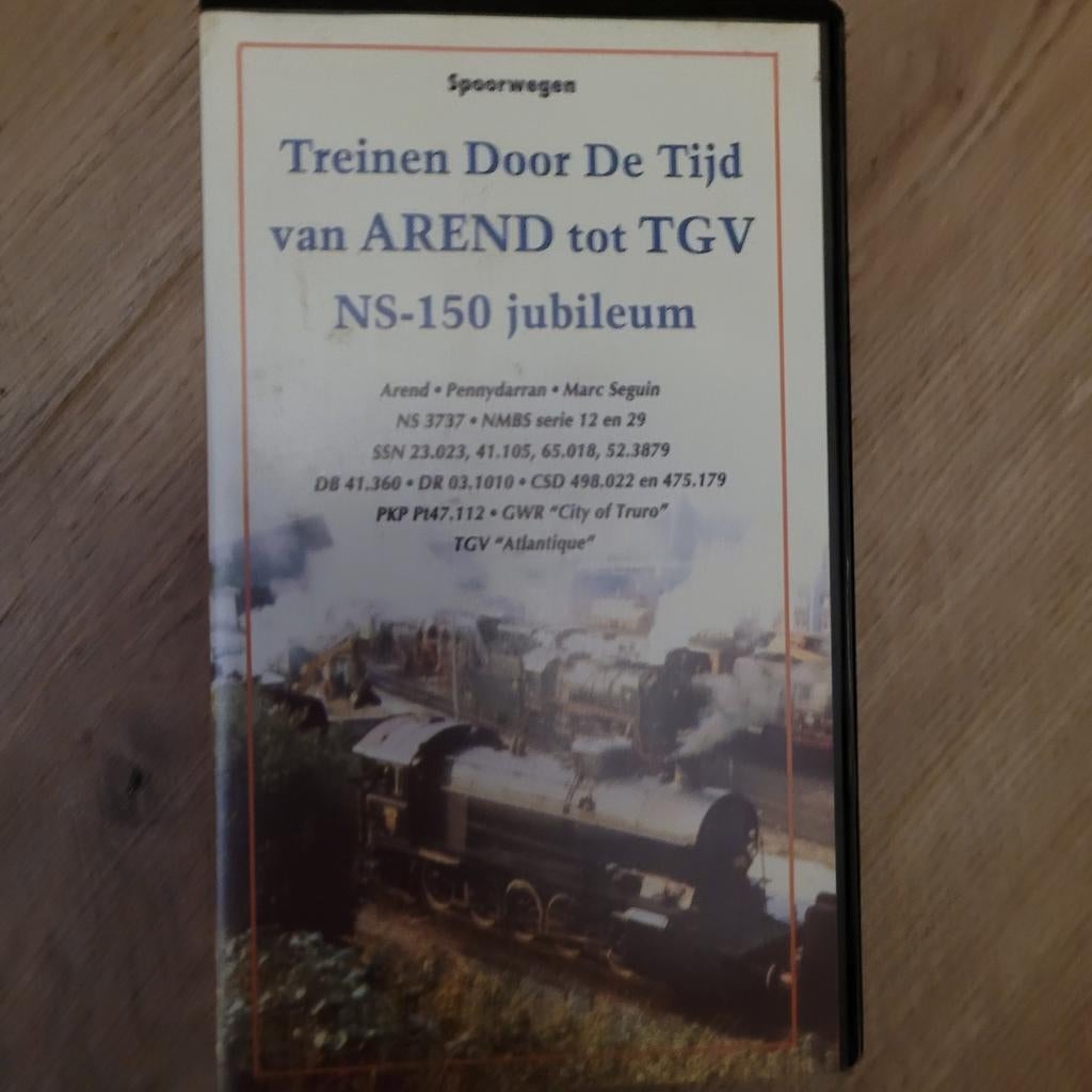 Videoband, Treinen door de tijd,NS_150 jubileum., Ophalen of Verzenden, Overige soorten, Overige merken, Minder dan 8x
