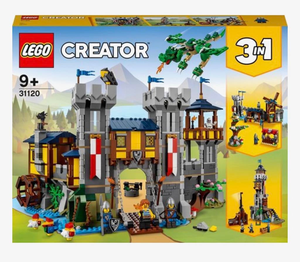 LEGO Creator 3 in 1 kasteel, Kinderen en Baby's, Speelgoed | Duplo en Lego, Zo goed als nieuw, Ophalen of Verzenden