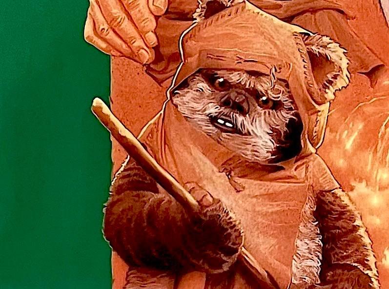 The Battle for Endor (1985) - Star Wars Ewoks Filmposter, Verzenden, A1 t/m A3, Film en Tv, Rechthoekig Staand