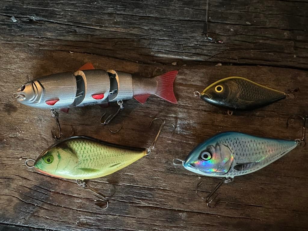 Setje Salmo sliders + Spro BBZ, Ophalen of Verzenden, Zo goed als nieuw, Overige typen