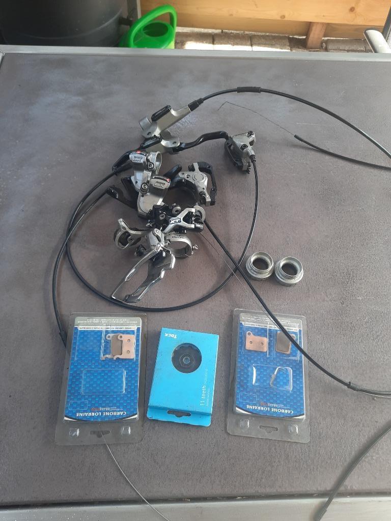 Onderdelen voor opbouw mountainbike (Shimano), Ophalen of Verzenden, Zo goed als nieuw, Overige typen, Shimano