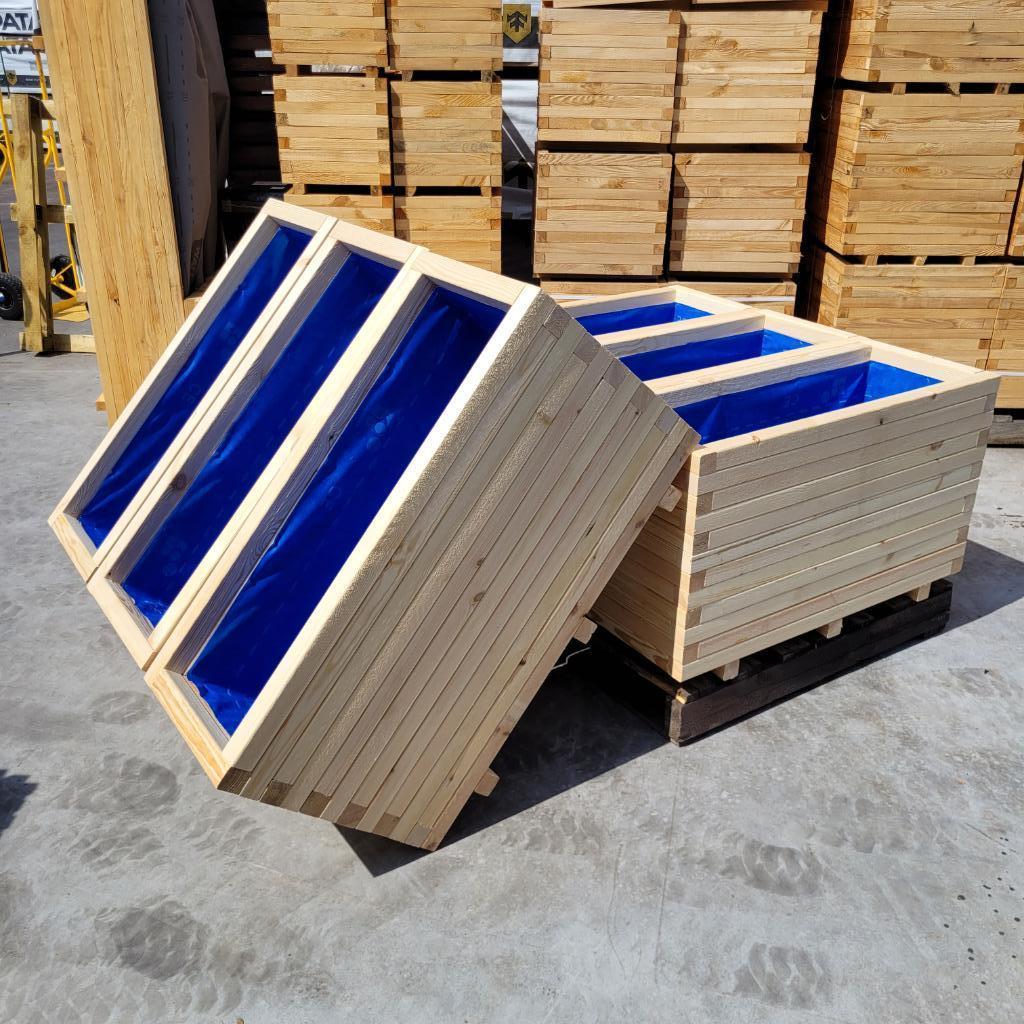Hoge houten plantenbak 100x40x72 perfect voor jou tuin!, Toon van de Laarstraat 1 5701TK Helmond, 100 cm of meer, Nieuw, Ophalen of Verzenden