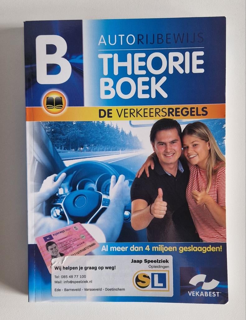 Vekabest B Theorieboek Verkeersregels - Zo Goed Als Nieuw, Ophalen of Verzenden, Zo goed als nieuw, Niet van toepassing, Vekabest
