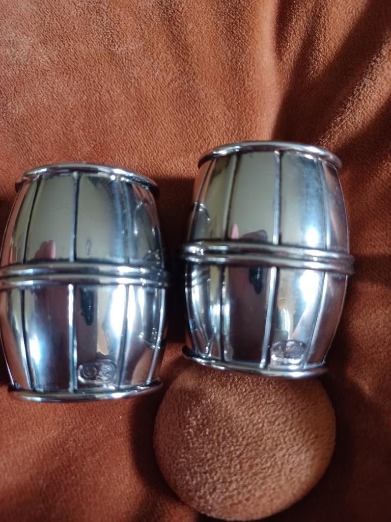 Peper en zout stel peper en zoutstel zilver, Ophalen of Verzenden