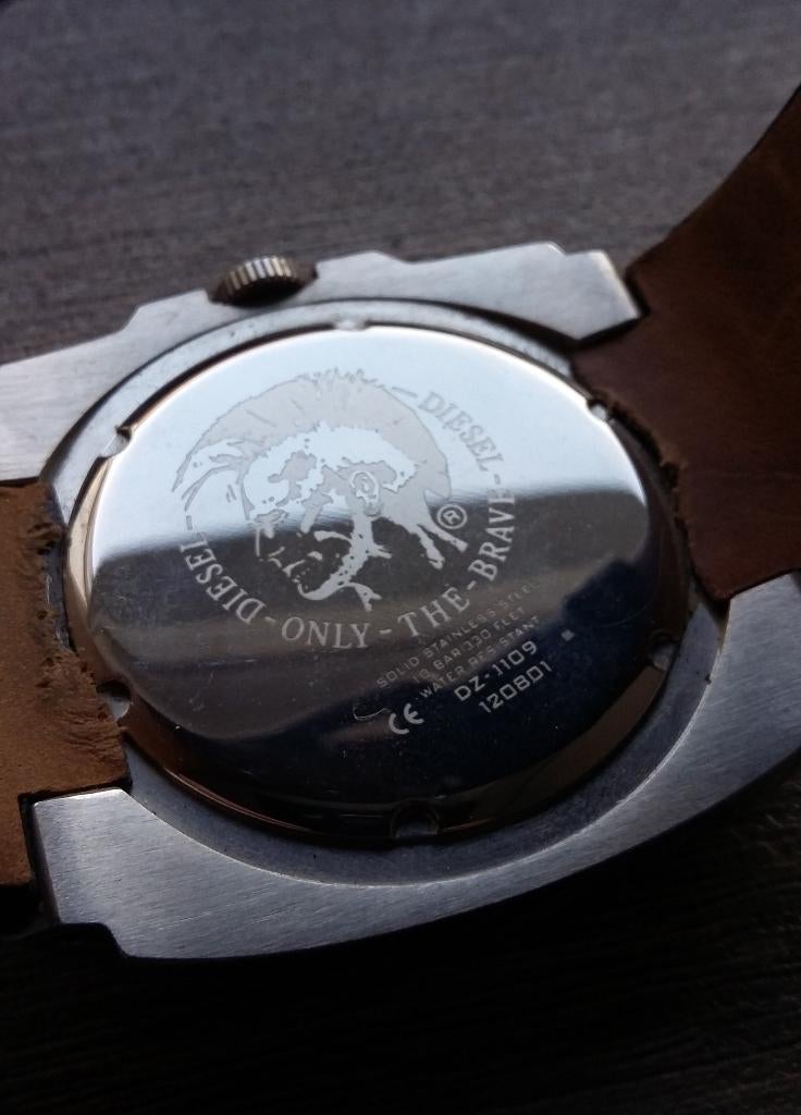 Vintage Model 2000 - 2010 merk DIESEL Heren Horloge Werkend, Nvt., Ophalen of Verzenden, Gedragen, Nvt.