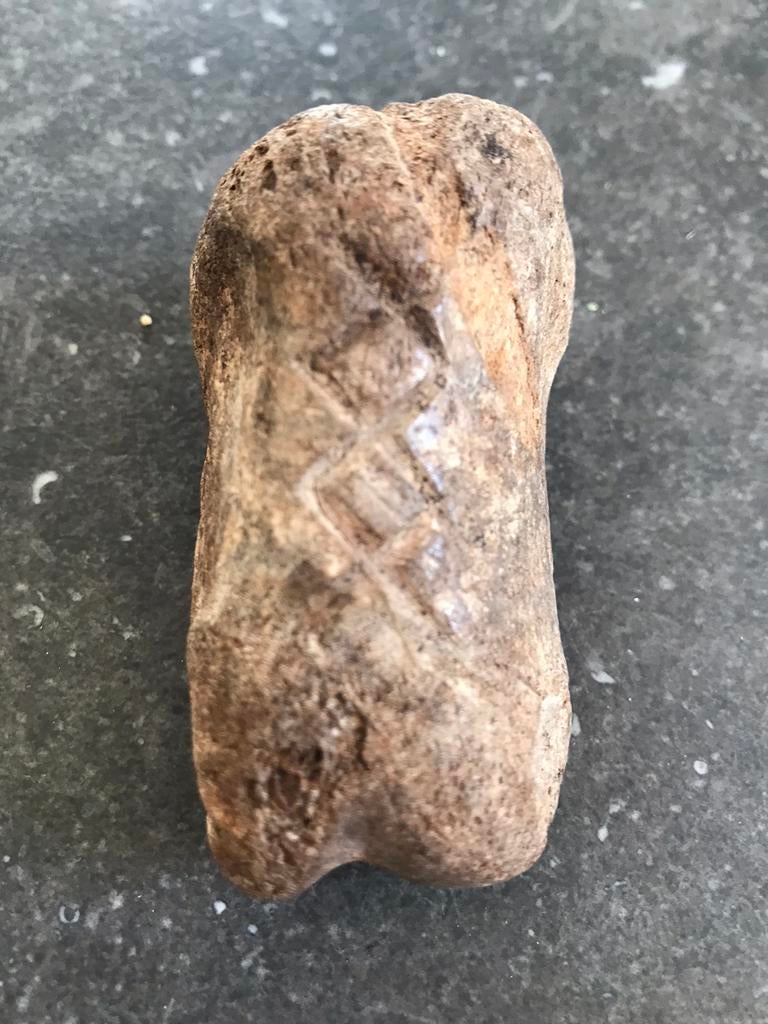 Bodemvondst werpkoot met wapen van Amsterdam, Antiek en Kunst, Ophalen of Verzenden