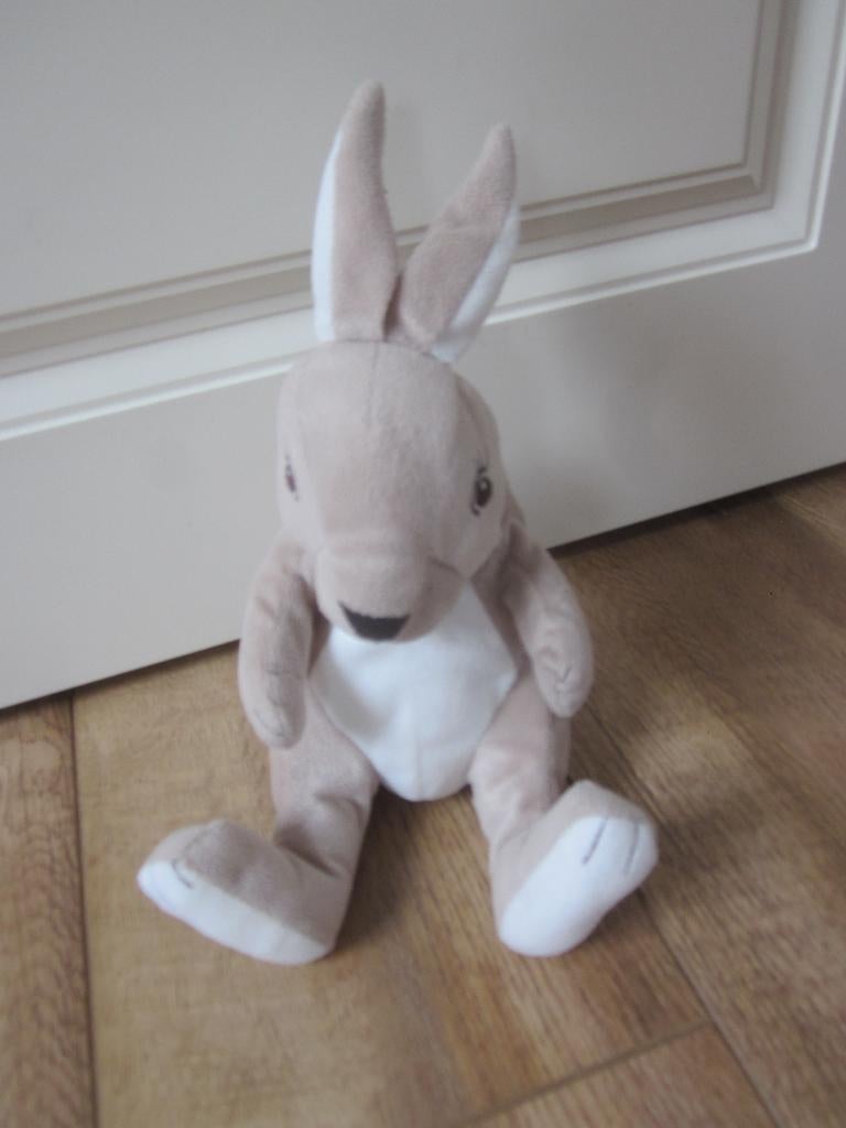 Ikea lichtbruin - wit superzacht pluche konijn haas knuffel, Ophalen of Verzenden, Zo goed als nieuw, Konijn
