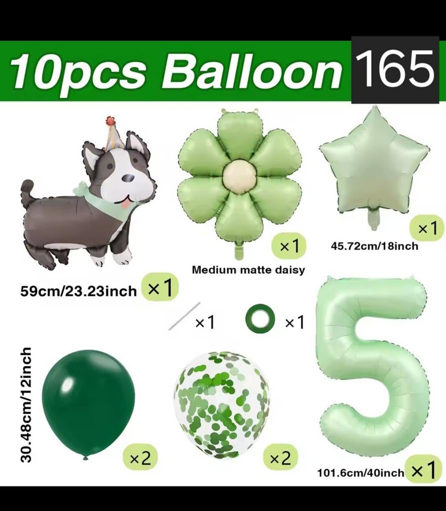 Nieuwe Ballonnen Set - 10 stuks, Hobby en Vrije tijd, Feestartikelen, Nieuw, Feestartikel, Verjaardag, Ophalen of Verzenden