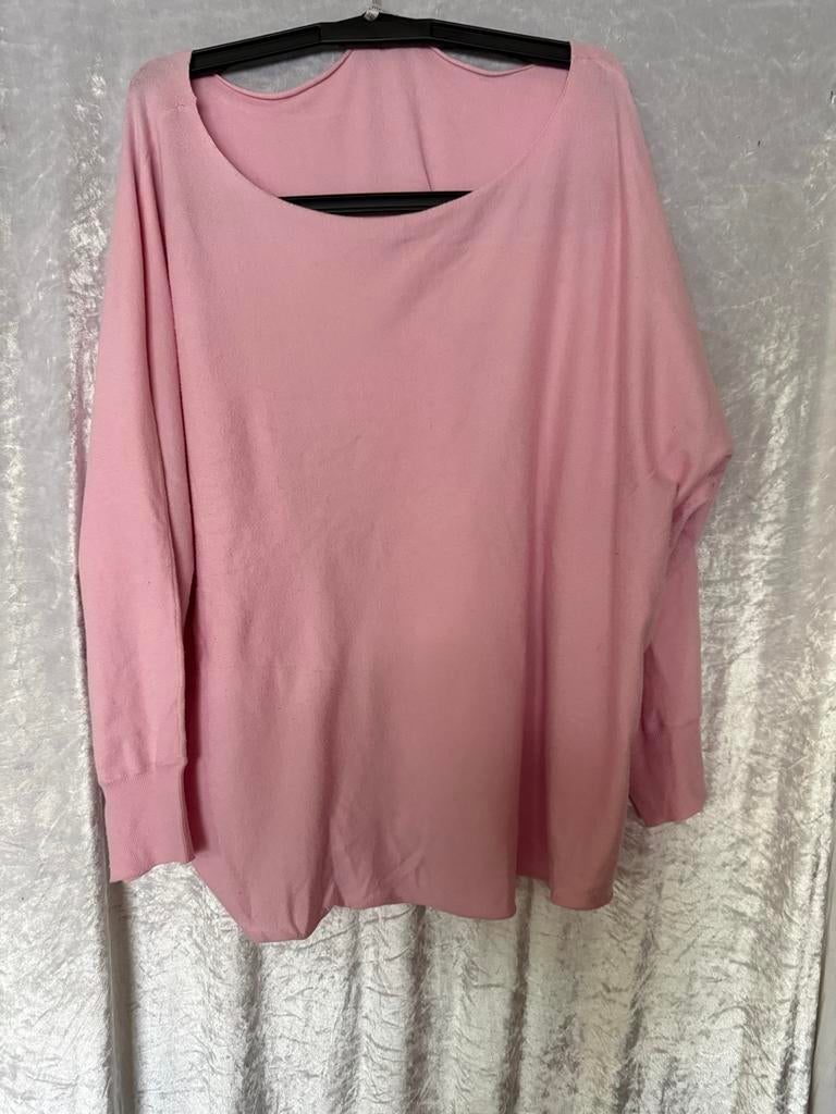 Roze trui M&S Mode 3XL - Vlinder Mouwen, Ophalen of Verzenden, Zo goed als nieuw, Maat 46/48 (XL) of groter, Roze