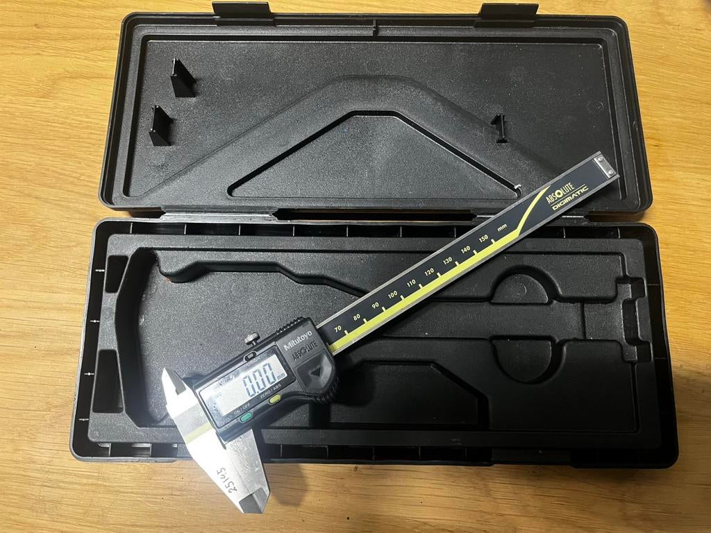 Mitutoyo digitale schuifmaat 150 mm – CD-15CPX –, Computers en Software, Tablet-hoezen, Gebruikt, Overige typen, Ophalen of Verzenden
