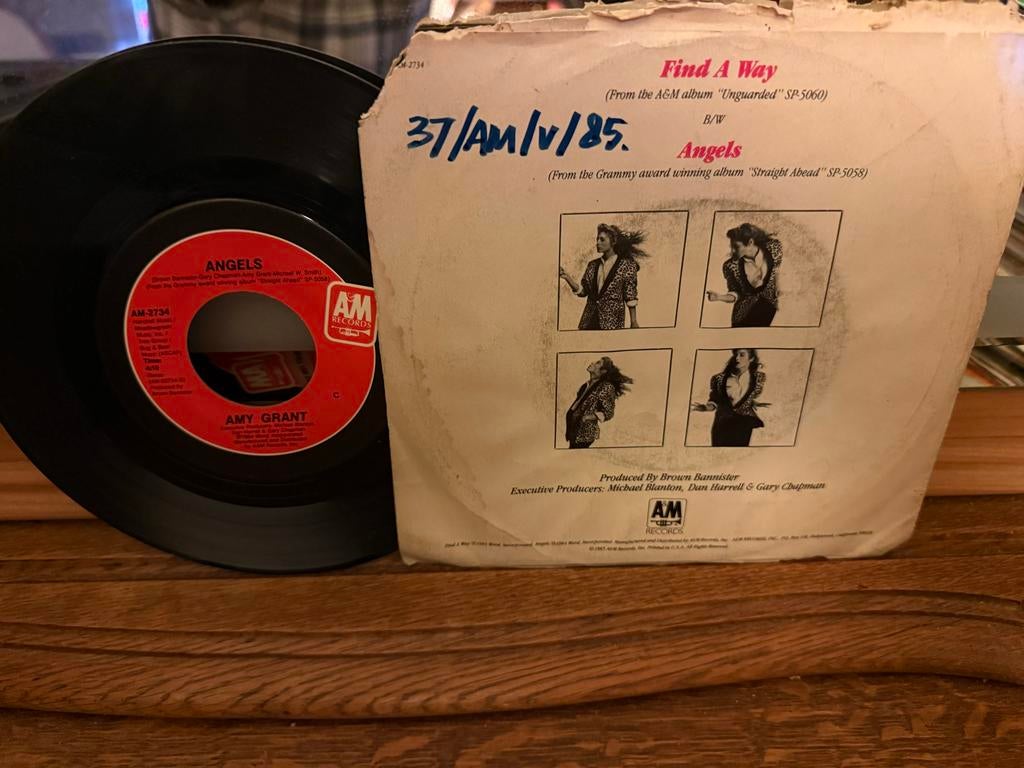 Amy Grant - Find A Way / Angels - 7" Single, 7 inch, Single, Ophalen of Verzenden, Zo goed als nieuw