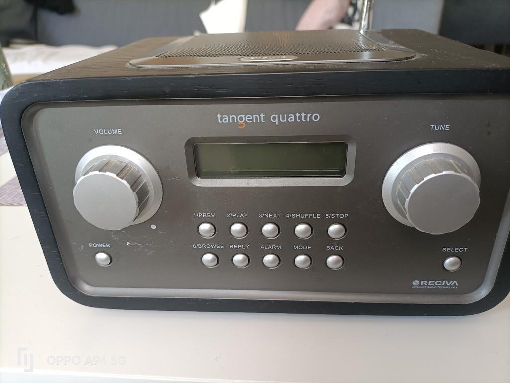 TANGENT QUATRO INTERNET RADIO WEKKER RADIO, Ophalen, Gebruikt