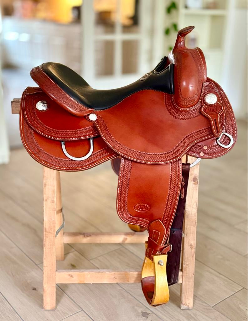 Westwood westernzadel 16inch FQH, als nieuw!, Ophalen of Verzenden, Zo goed als nieuw, Western